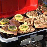 Cuisinart - Red Petite Gourmet Portable Tabletop Gas Grill - CCG-180T-C
