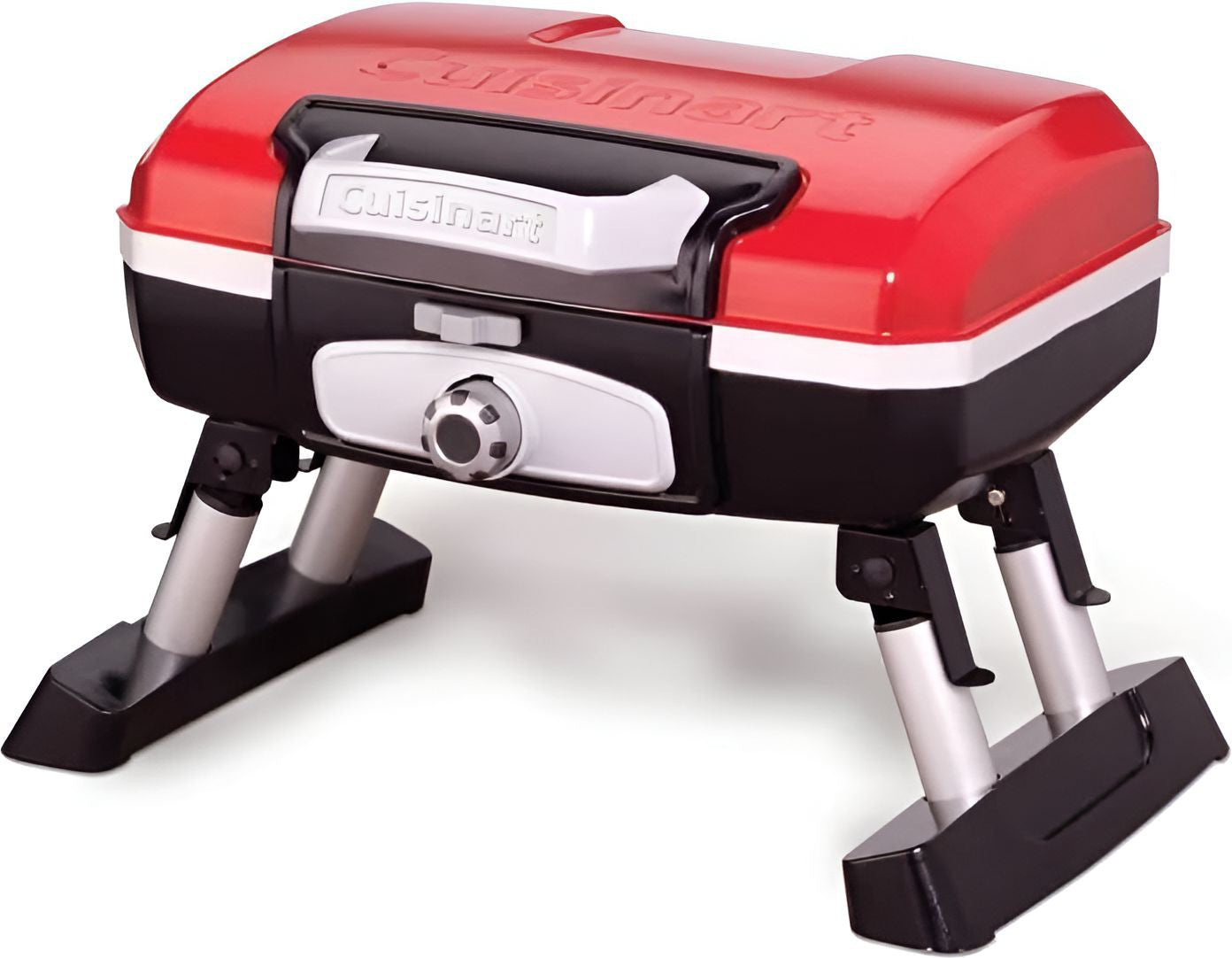 Cuisinart - Red Petite Gourmet Portable Tabletop Gas Grill - CCG-180T-C