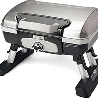 Cuisinart - Silver Petite Gourmet Portable Tabletop Gas Grill - CCG-180TS-C