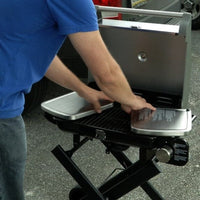 Cuisinart - Stainless Steel All Foods Roll Away Gas Grill - CGG-240-C