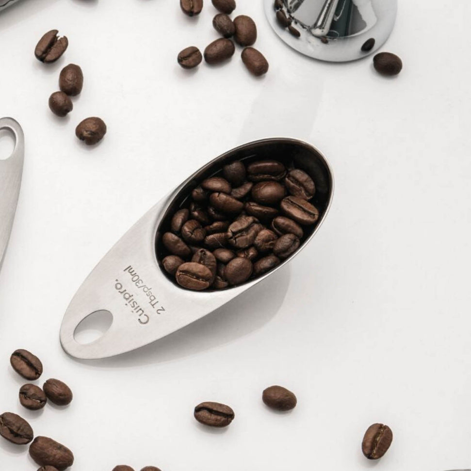 Cuisipro - 0.5 Oz Stainless Steel Short Coffee Scoop (30 ml) - 747042