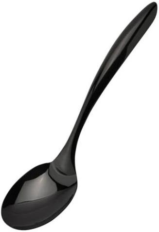 Cuisipro - 10" Black Tempo Noir Mirror Finished Spoon - 7112680 - DISCONTINUED
