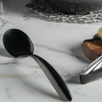 Cuisipro - 10" Black Tempo Noir Mirror Finished Spoon - 7112680 - DISCONTINUED