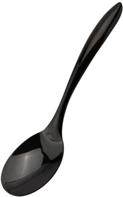 Cuisipro - 10" Black Tempo Noir Mirror Finished Spoon - 7112680 - DISCONTINUED