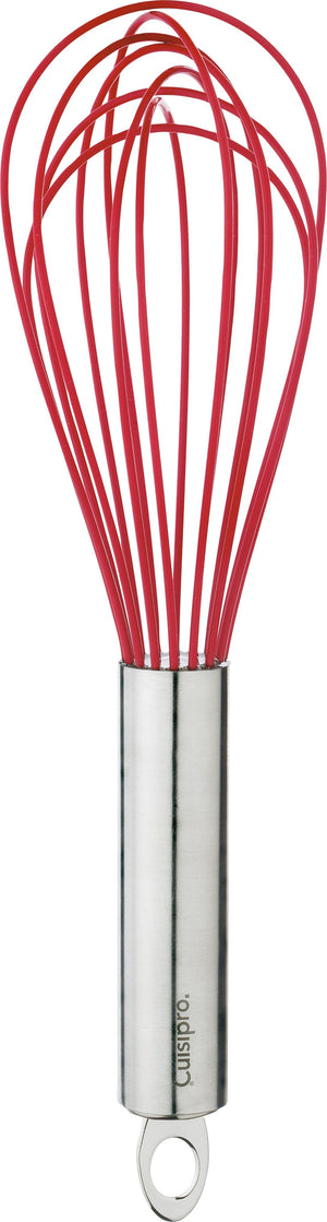 Cuisipro - 10" Red Silicone Balloon Whisk (8 Wires) - 74695005