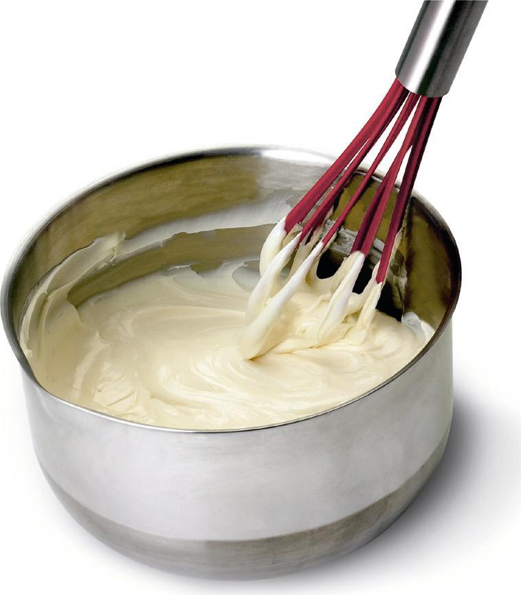 Cuisipro - 10" Red Silicone Paddle Egg Whisk (5 Wires) - 74767005 - DISCONTINUED