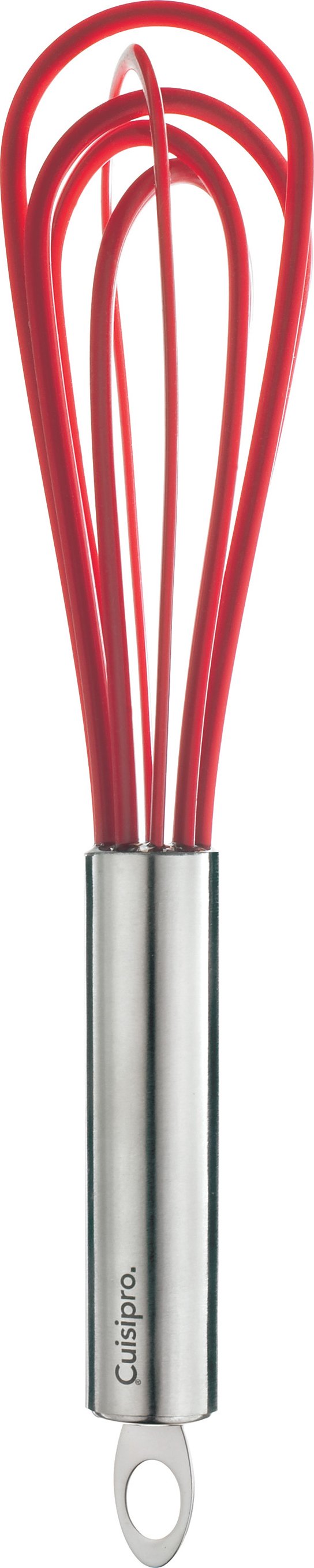 Cuisipro - 10" Red Silicone Paddle Egg Whisk (5 Wires) - 74767005 - DISCONTINUED