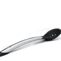 Cuisipro - 12" Black Silicone Slotted Spoon (30.5 cm) - 711250802