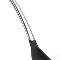 Cuisipro - 12" Black Silicone Slotted Spoon (30.5 cm) - 711250802
