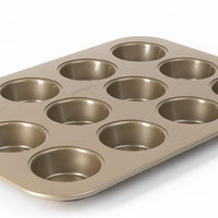 Cuisipro - 12-Cup Carbon Steel Muffin Pan - 746272