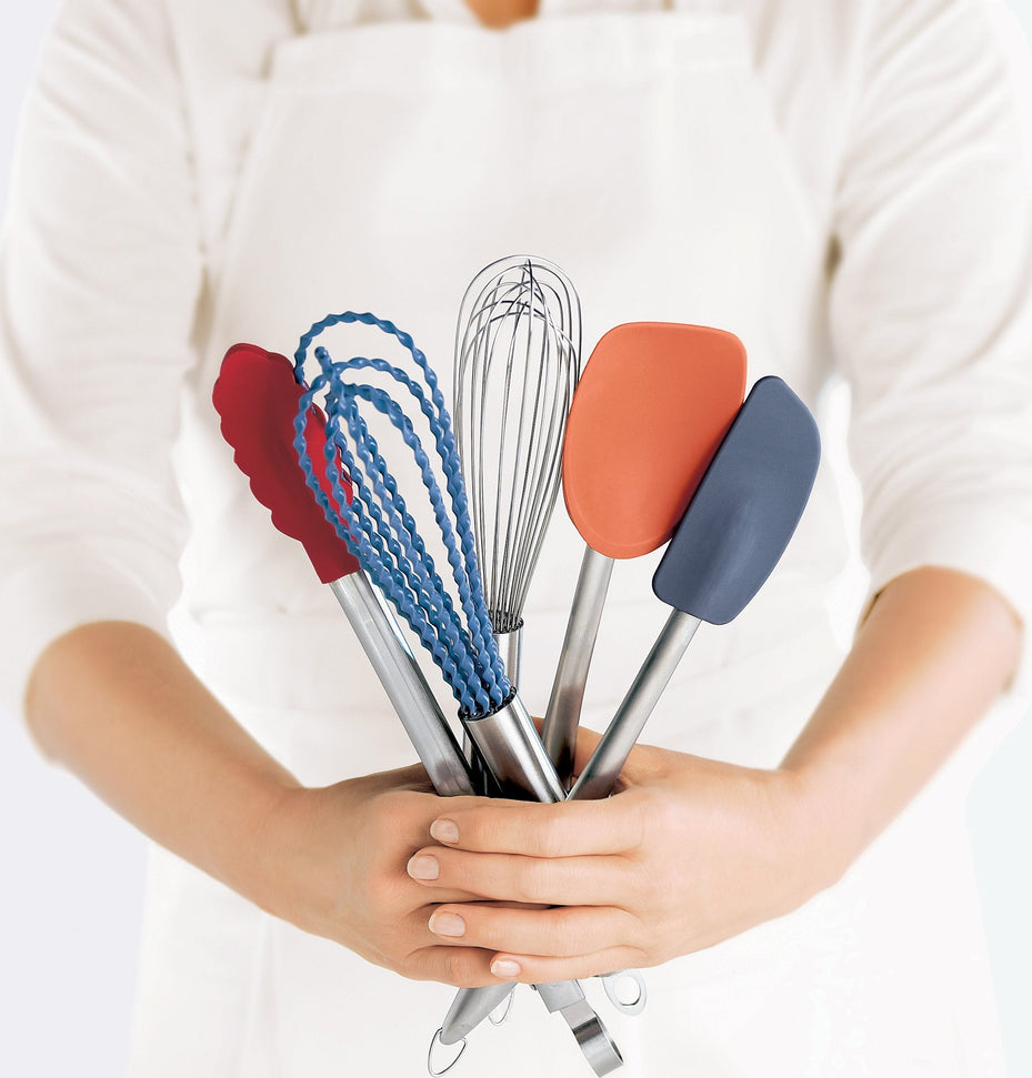 Cuisipro - 12" Red Silicone Locking Tongs - 74708705