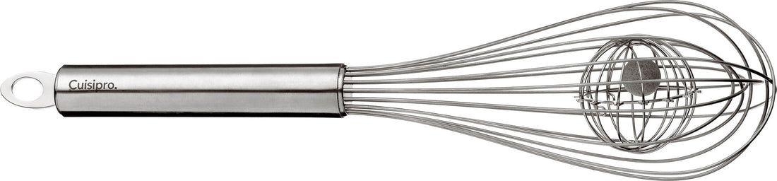 Cuisipro - 12" Stainless Steel Duo Whisk with Wire Ball - 746696