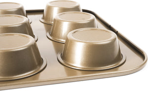 Cuisipro - 12-Cup Carbon Steel Muffin Pan - 746272