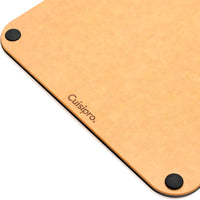 Cuisipro - 12" x 9" Natural/Slate Fibre Wood Silicone Feet Cutting Board - 74791700