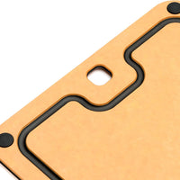 Cuisipro - 12" x 9" Natural/Slate Fibre Wood Silicone Feet Cutting Board - 74791700