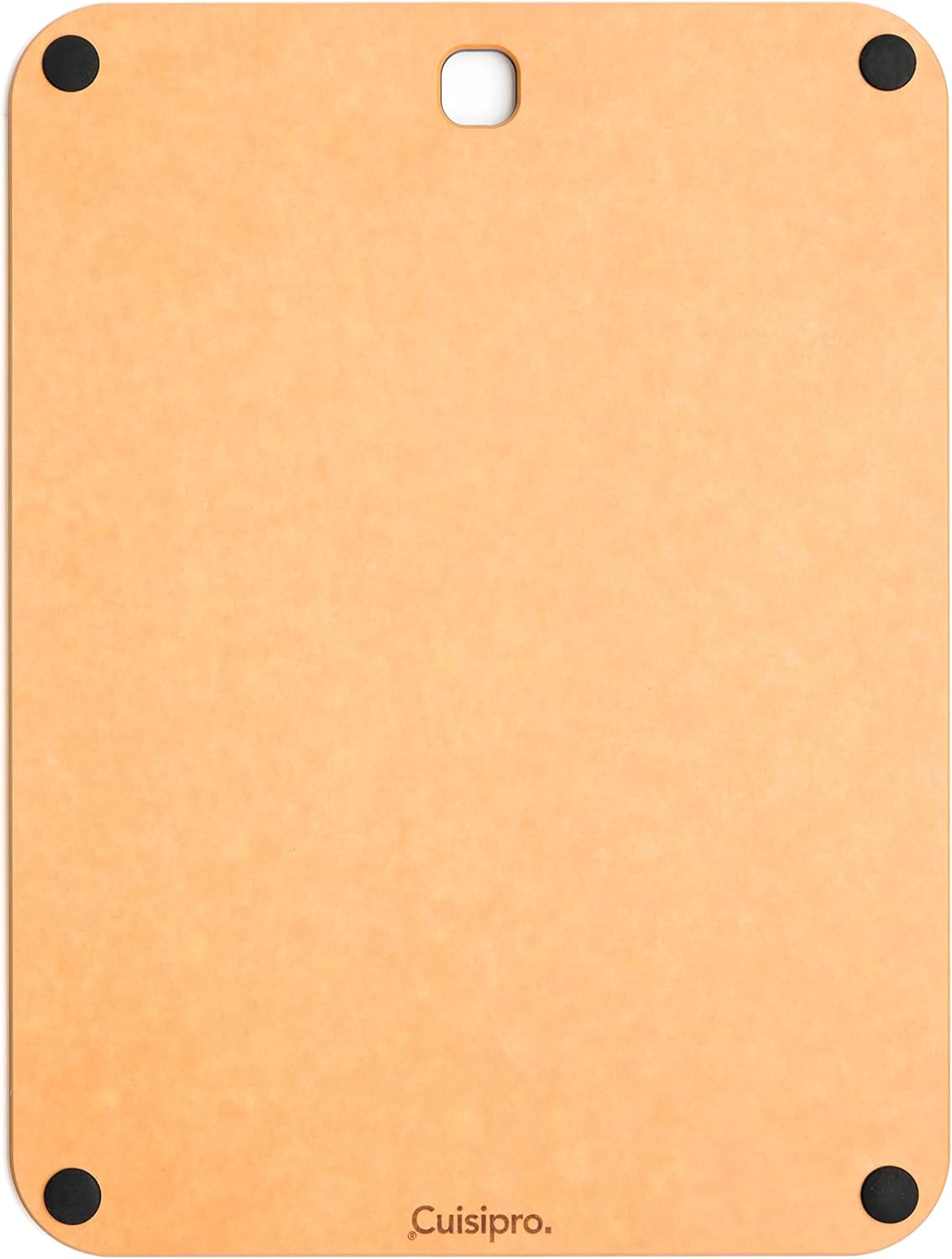 Cuisipro - 12" x 9" Natural/Slate Fibre Wood Silicone Feet Cutting Board - 74791700