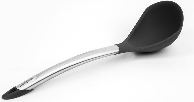 Cuisipro - 12.25" Black Silicone Ladle (31 cm) - 711250102