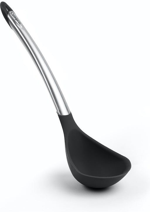 Cuisipro - 12.25" Black Silicone Ladle (31 cm) - 711250102