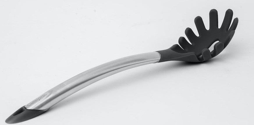 Cuisipro - 12.25" Black Slotted Silicone Spaghetti Server (31 cm) - 711251202