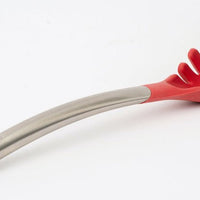 Cuisipro - 12.25" Red Slotted Silicone Spaghetti Server (31 cm) - 7112512L
