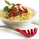 Cuisipro - 12.25" Red Slotted Silicone Spaghetti Server (31 cm) - 7112512L