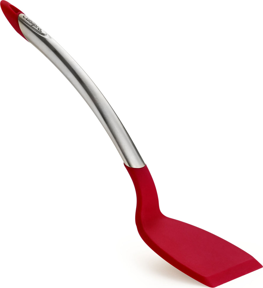 Cuisipro - 12.5" Red Silicone Turner (32 cm) - 7112502L