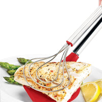 Cuisipro - 13" Red Silicone Fish Tongs - 74717405