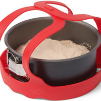 Cuisipro - 19.75"x7.88"x1.13" Silicone Red Cooking & Baking Sling - 74792205