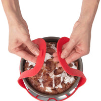 Cuisipro - 19.75"x7.88"x1.13" Silicone Red Cooking & Baking Sling - 74792205