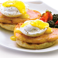 Cuisipro - 2 PC 3.8" x 5.5" x 2.7" Yellow/White Stainless Steel Egg Poachers - 747308