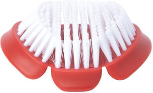 Cuisipro - 3.5" Plastic Red Soft Vegetable Cleaning Brush - 74731305