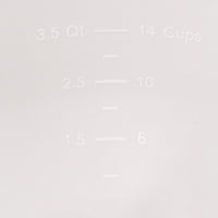 Cuisipro - 3.5 QT Red Deluxe Batter Bowl - 74703605