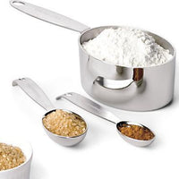 Cuisipro - 4 PC Stainless Steel Measuring Cups - 747141