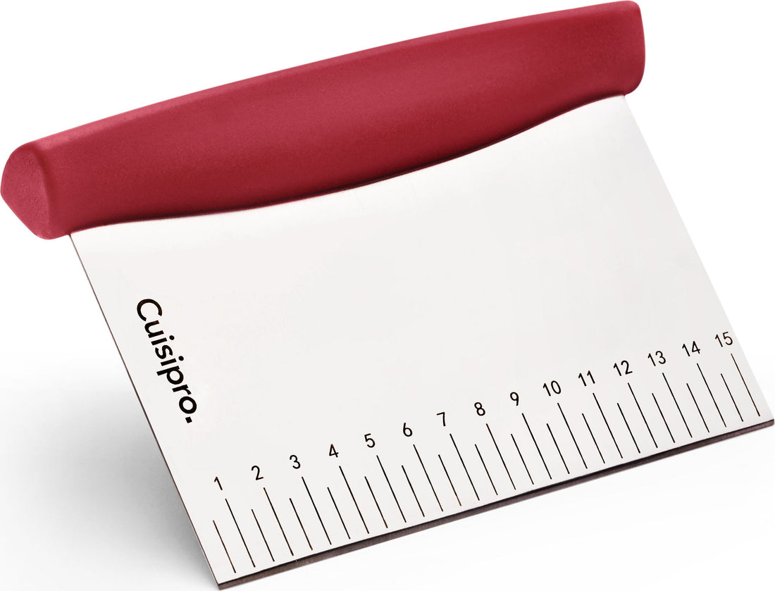 Cuisipro - 6" x 4.5" Stainless Steel Red Dough Cutter - 747366