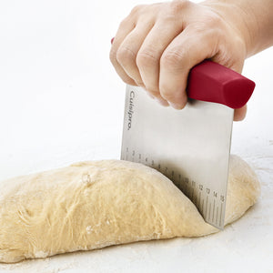 Cuisipro - 6" x 4.5" Stainless Steel Red Dough Cutter - 747366