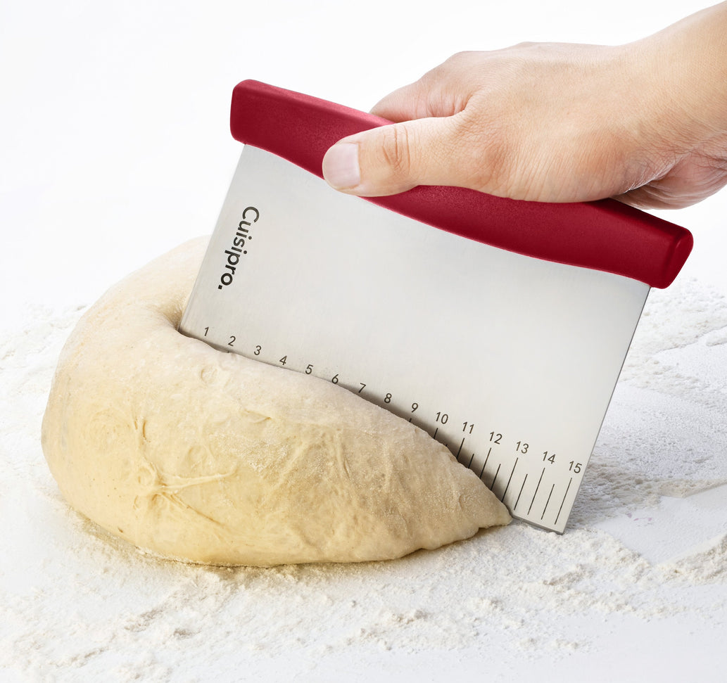 Cuisipro - 6" x 4.5" Stainless Steel Red Dough Cutter - 747366
