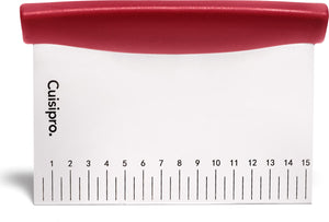 Cuisipro - 6" x 4.5" Stainless Steel Red Dough Cutter - 747366