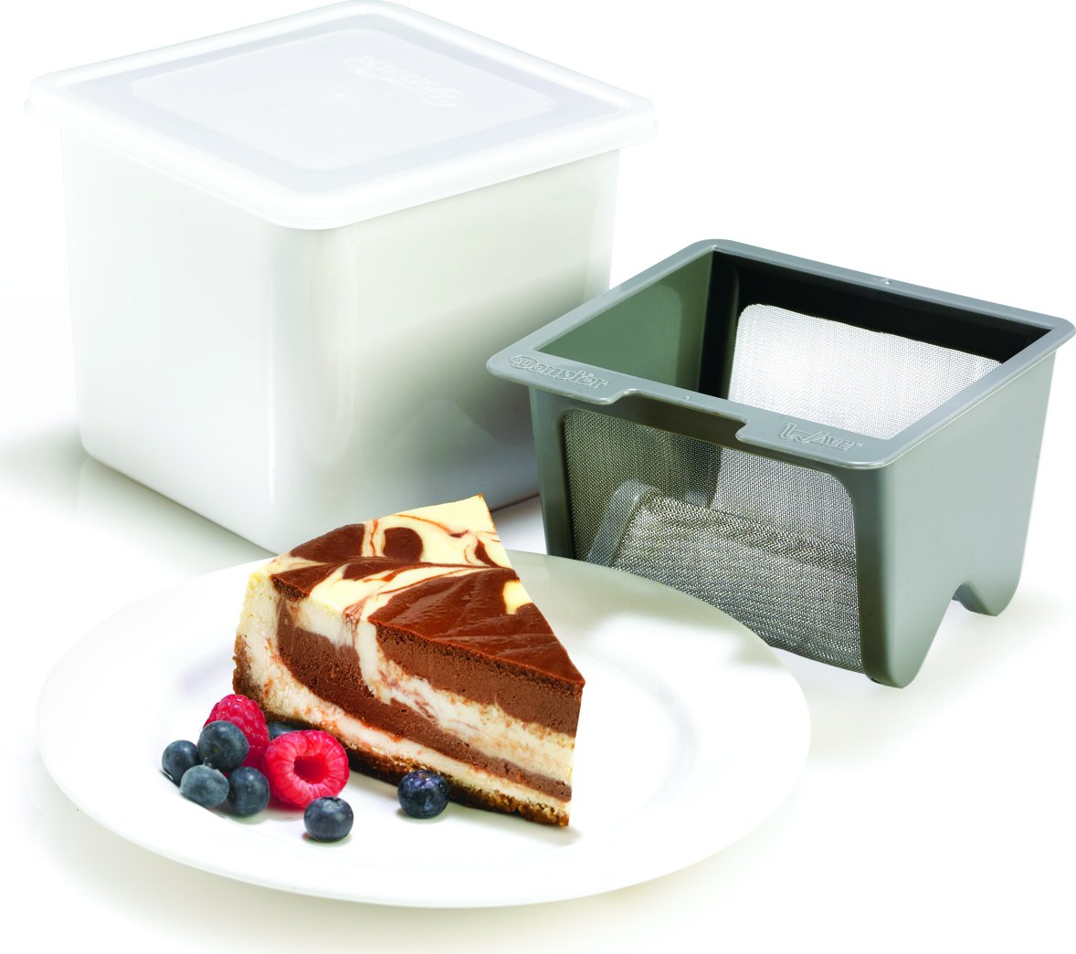 Cuisipro - 6" x 5.7" White Yogurt Cheese Maker - 837426