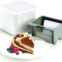 Cuisipro - 6" x 5.7" White Yogurt Cheese Maker - 837426