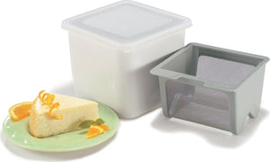 Cuisipro - 6" x 5.7" White Yogurt Cheese Maker - 837426