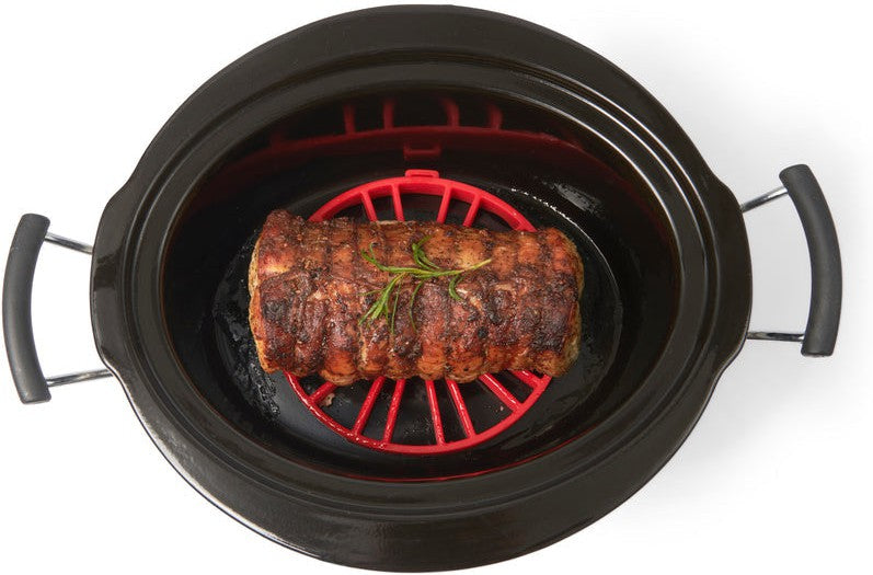 Cuisipro - 7.5"x7"x1" Silicone Red Dual Trivet Rack - 74792305