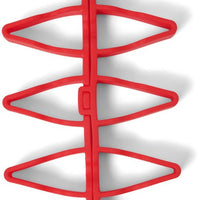 Cuisipro - 7.5"x7"x1" Silicone Red Dual Trivet Rack - 74792305