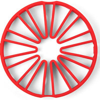 Cuisipro - 7.5"x7"x1" Silicone Red Dual Trivet Rack - 74792305
