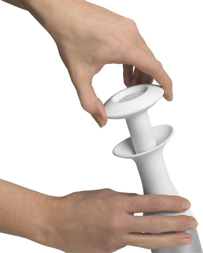 Cuisipro - 7.75" White Ice Cream Scoop & Stack - 747318