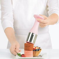 Cuisipro - 7.75" White Ice Cream Scoop & Stack - 747318