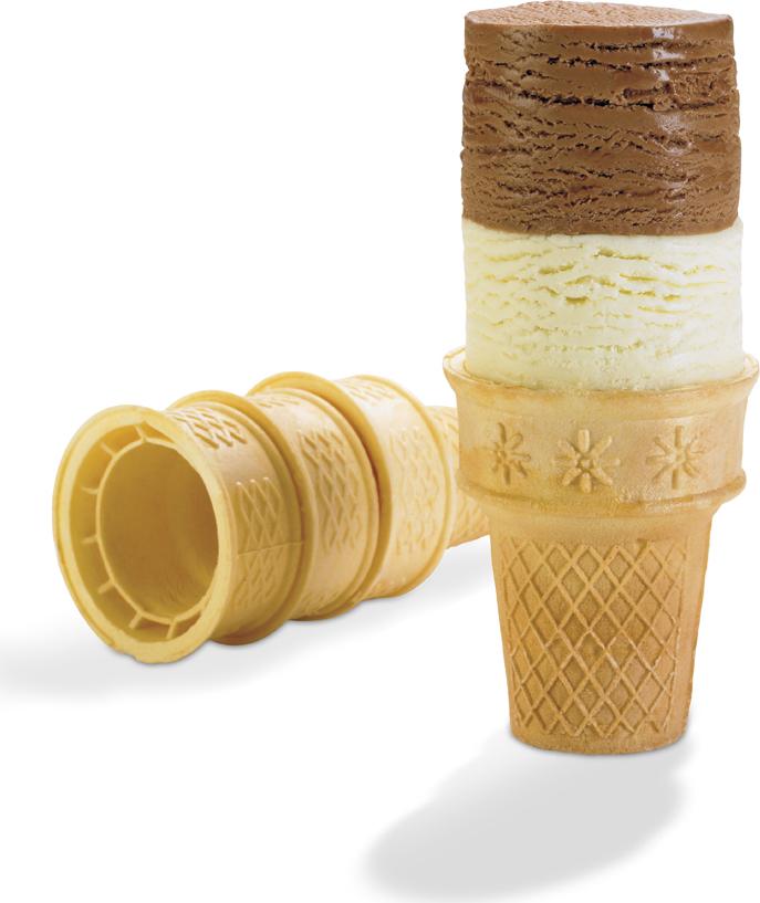 Cuisipro - 7.75" White Ice Cream Scoop & Stack - 747318