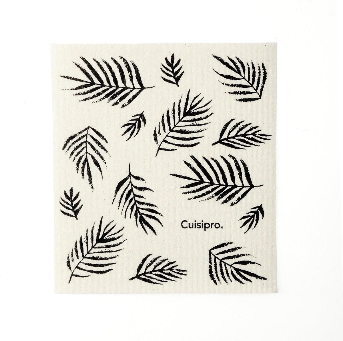 Cuisipro - 7.87" x 6.7" Black Palms All Purpose Eco-Cloth - 747946