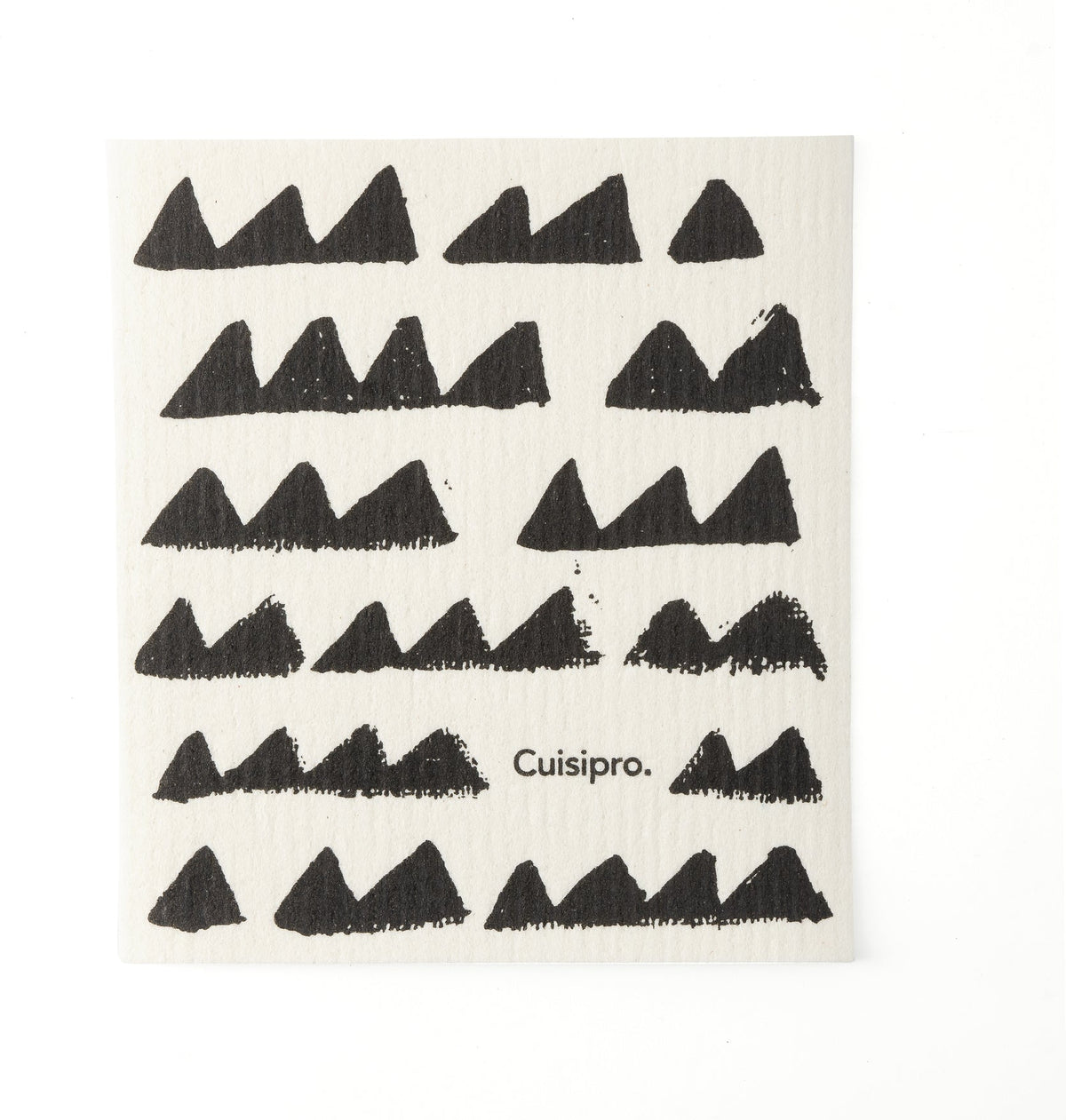 Cuisipro - 7.87" x 6.7" Black Triangle All Purpose Eco-Cloth - 747942