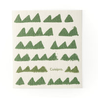 Cuisipro - 7.87" x 6.7" Green Triangle All Purpose Eco-Cloth - 747930