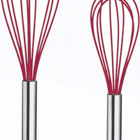Cuisipro - 8" Red Silicone Egg Whisk (5 Wires) - 74698805